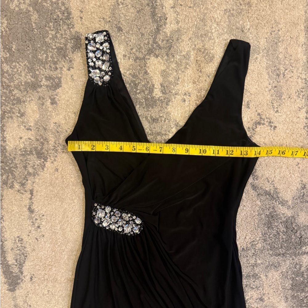 B. Darlin  Black Dress with Rhinestone Accents - Picture 6 of 8